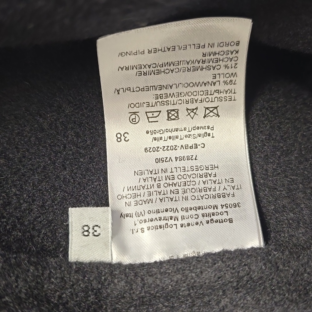 Bottega VenetaHooded Wool & Cashmere Wrap Coat 38 - Picture 6 of 10